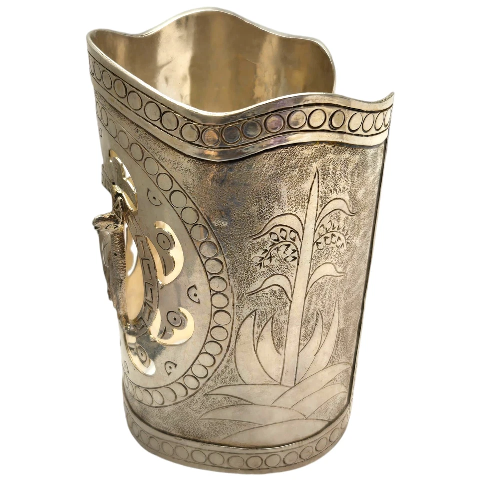 ¡100 gramos! Fabulosa pulsera de plata de ley con motivo inca de los años 50 Foto 2 de 4