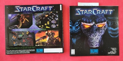 STARCRAFT - PC  CD-ROM by Blizzard Entertainment w/ Cover, Code, & Art *No Disc*