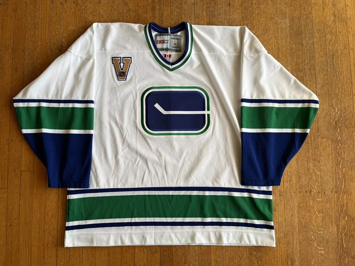 Canucks hockey stick jersey