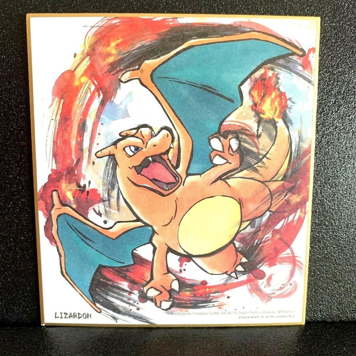 Charizard Pokemon Shikishi Art Board Print Official BANDAI
