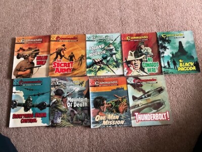 9 Off  Commando Books  early numbers