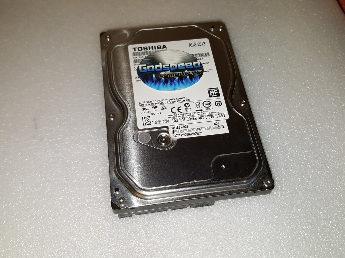 HP Pavilion p6720f - 1TB SATA Hard Drive Windows 7 Ultimate 64-Bit