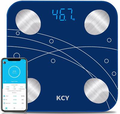 Bluetooth Wireless LED Body Scale, Smart Digital Weighing Percentage Scale