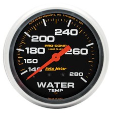 Autometer 5431 Pro-comp Water Temp Gauge 2-58 In. Mechanical Autometer 5431 Pro-comp Water Temp Gauge 2-58 In. Mechanical