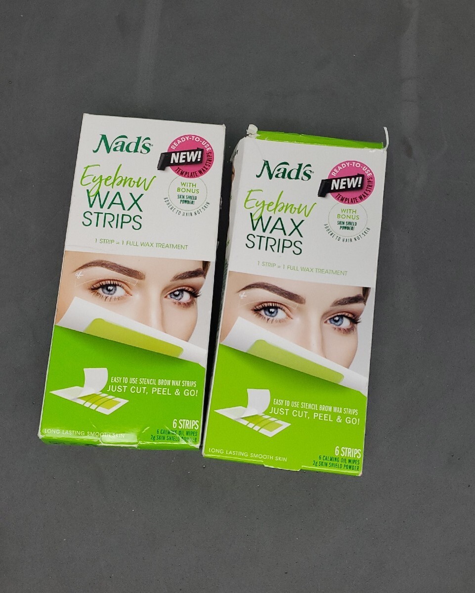 Nad's Eyebrow Wax Strips Facial Hair Removal for Women Eyebrow Wax