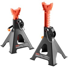VEVOR Car Jack Stand 3 T (6,000 lbs) Capacity Double Locking 1 Pair Steel Stands