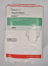 Cardinal Health Curity Youth Heavy Absorbent Underwear White Large Size 14 Pack