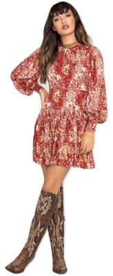 Free People Women's Heartbeats Mini Dress - Red - Xs