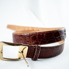 Saks Fifth Avenue Brown Belts for Men for sale | eBay display picture 1