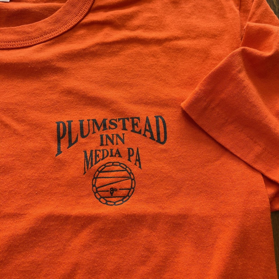 Vintage 80s Plumstead Inn Media PA L TShirt Delco Delaware County PA