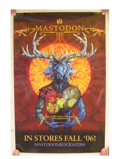 Mastodon Poster Blood Mountain | eBay