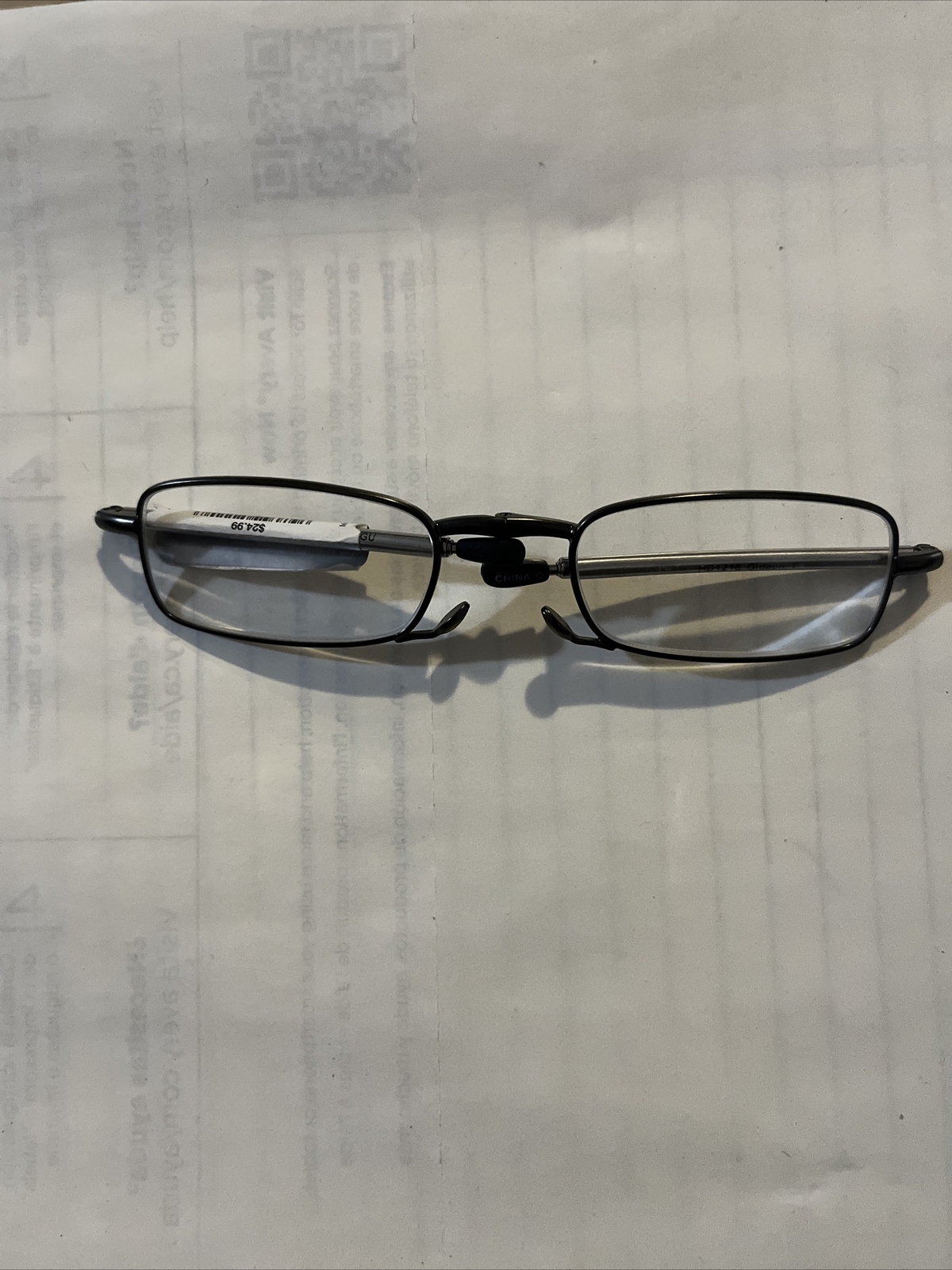 Foster Grant Folding Reading Glasses Gideon black/sliver Pick Strength +++ eBay