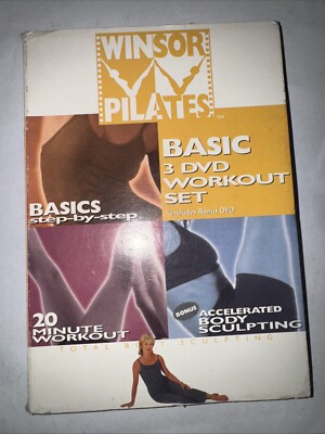 Windsor Pilates Basic 3 DVD Workout Set Sculpting