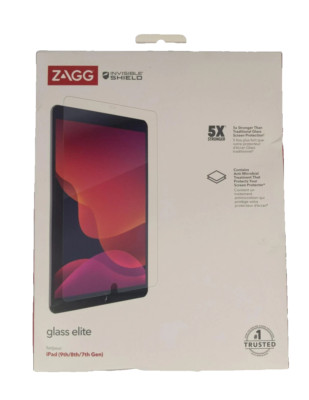 ZAGG InvisibleShield Glass Elite Screen Protector for iPad 10.2 9th 8th 7th Gen
