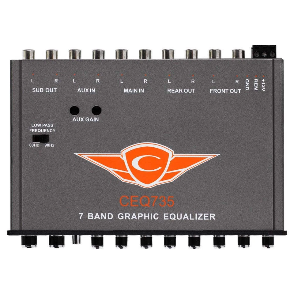 Cadence CEQ735 7-Band Car Audio Signal Processor Equalizer - Image 3 of 3