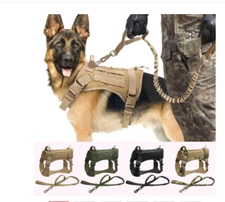 Tactical Dog Harness with Handle No-pull Large Military Dog Vest US Working Dog