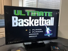 Ultimate Basketball Nintendo NES Game With Sleeve Tested