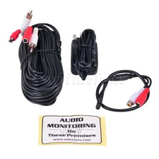 CCTV Security Camera Mic Kit Mini High Sensitive Audio Microphone RCA Output CN8