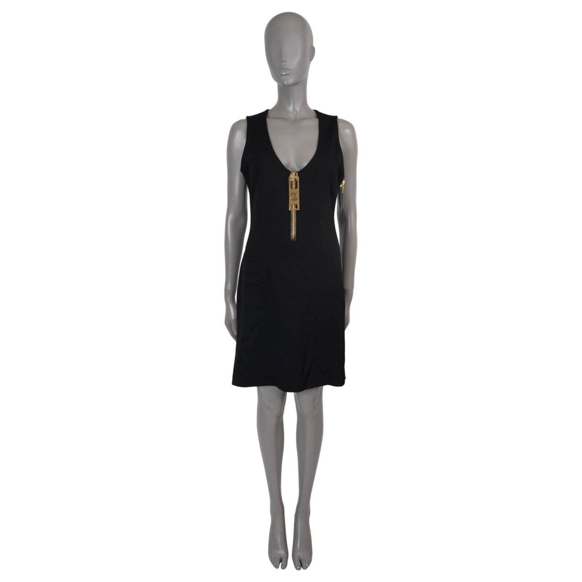 70546 auth LOUIS VUITTON black viscose 2023 OVERSIZED ZIPPER 70546 auth LOUIS VUITTON black viscose 2023 OVERSIZED ZIPPER