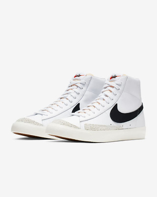 Nike Blazer Mid '77 Vintage Shoes White Black Sail BQ6806-100 Men's NEW