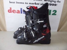 Alpina AJ Black Red Ski Boots Women's Teen 24.5 Mondo EU 38 Excellent Pre Owned