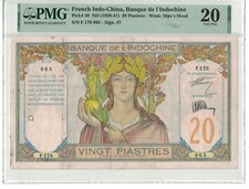 FRENCH INDO-CHINA フランス領インドシナ 20Piastres 貨幣博物館 | FRENCH INDO-CHINA フランス領インドシナ