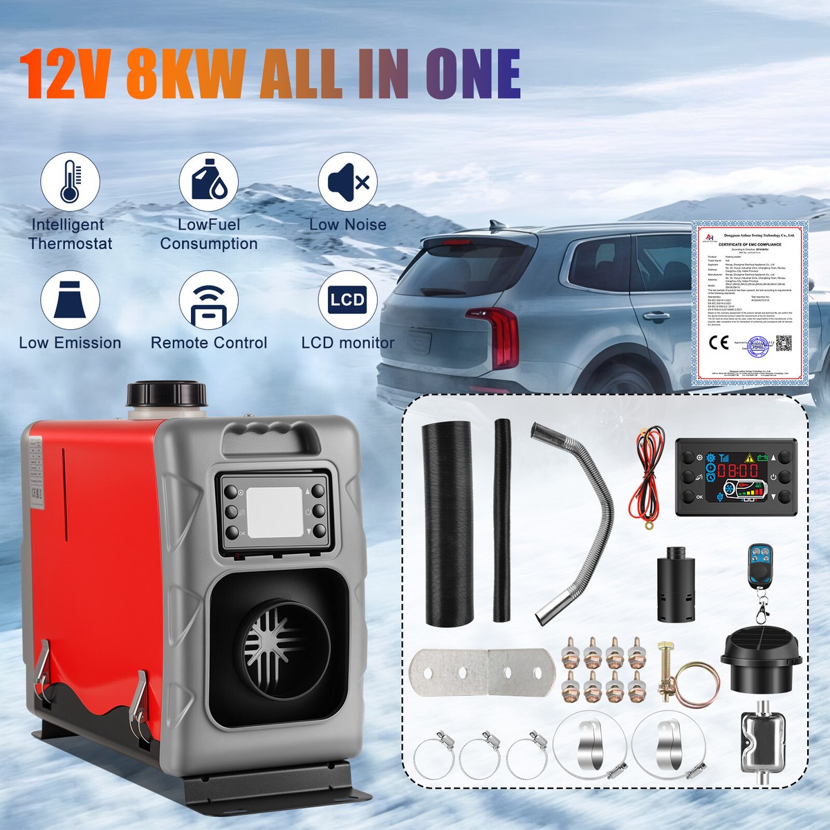 Truck Car Blowing Cold Air Heater Matrix Engine Overheating Heater