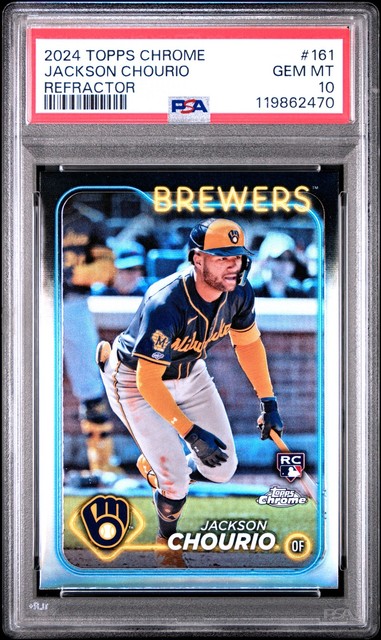 Jackson Chourio 2024 Topps Topps Chrome Refractor