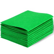 10 PCS Felt Sheets Fabric 7x11 Inch Green Craft Sewing DIY Halloween Christmas
