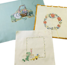 Unfinished Pre-worked Cross Stitch Bundle Lot...
