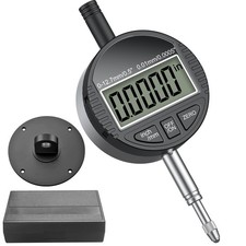 HDLNKAK Electronic Digital Dial Indicator Gauge 0-12.7Mm/0.5    Inch/Metric C...