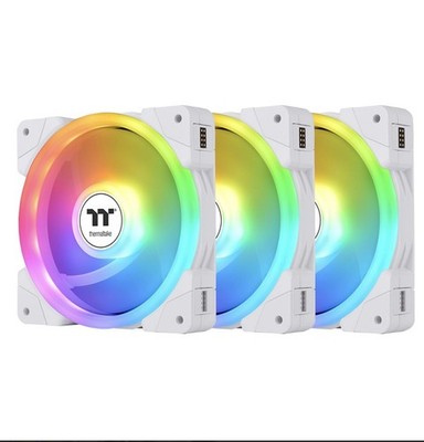 SWAFAN EX 12 ARGB PC Cooling Fan White, 3-Fan pcak, 500~2000 RPM, Magnetic Co...