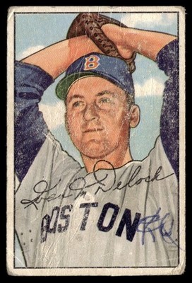 1952 Bowman Ivan Delock (MK) RC Boston Red Sox #250