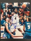 CHRIS WEBBER SIGNED 8x10 PHOTO WASHINGTON WIZARDS FAB 5 BASKETBALL AUTO COA