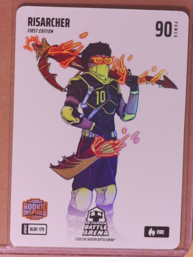 Bo Jackson Battle Arena Update RISARCHER Blizzard Fire ROOKIE BLBF-179