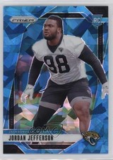 2024 Panini Prizm Rookies Blue Ice Prizm 9/99 Jordan Jefferson #358 16wc