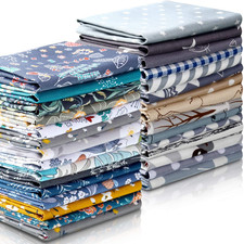 30 Pieces 10 X 10 Inches Spring Cotton Fabric Bundle Squares Patchwork Floral Fa