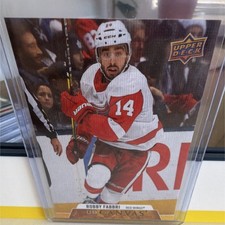 Upper Deck UD Canvas Insert Robby Fabbri C151 Red Wings 2020-21 NHL