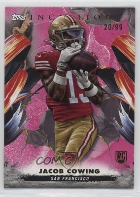 2024 Topps Inception Magenta 20/99 Jacob Cowing #180 Rookie RC 3hd
