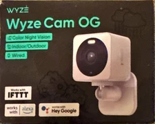 Wyze Cam OG Indoor/Outdoor 1080p wired/Wi-Fi Smart Home Security Camera