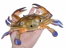 Swimming Crab Ocean Animal Figure Toy PVC Doll Small Figurine Birthday Gifts