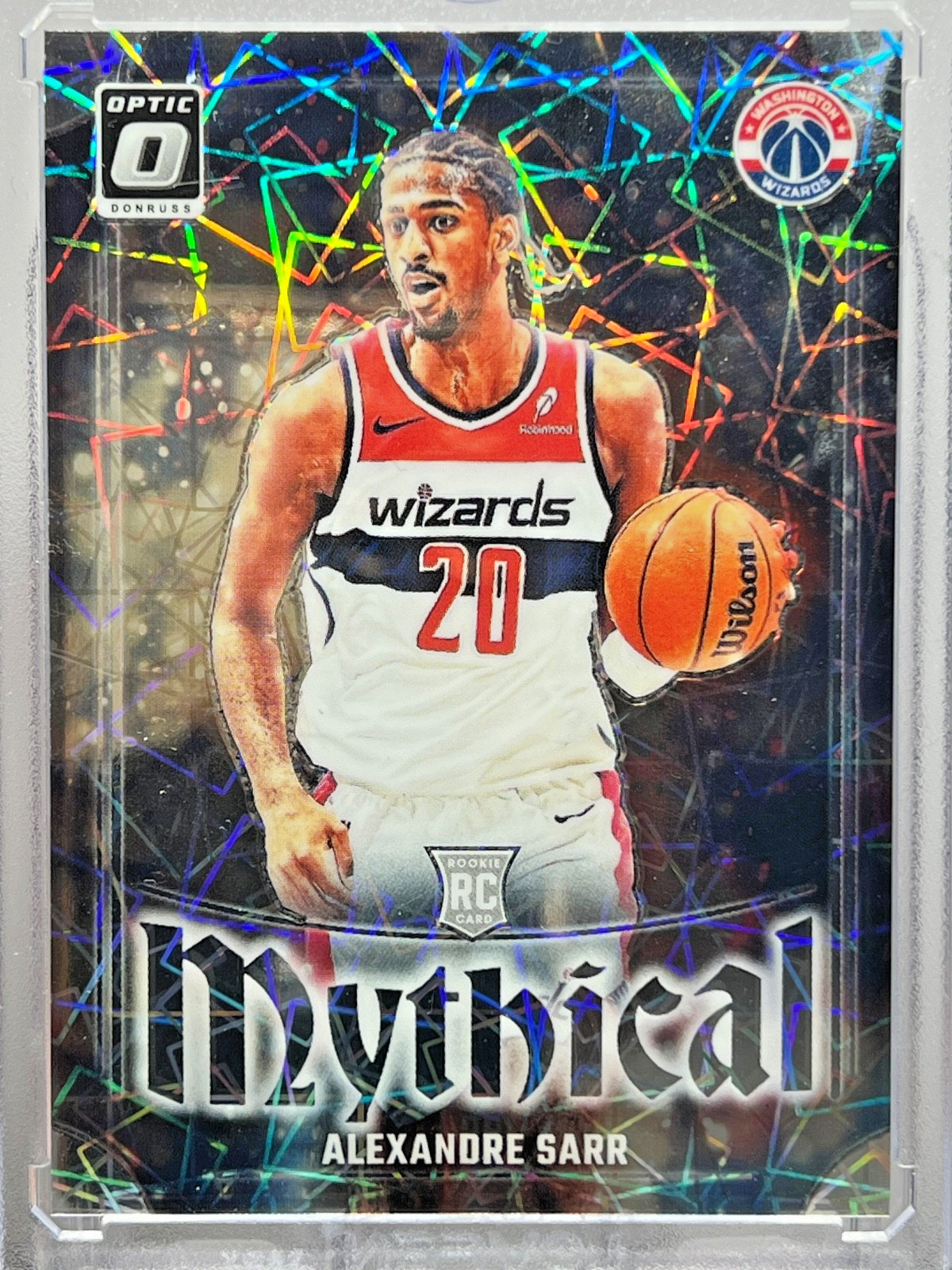 2024/25 Donruss Optic Mythical ALEXANDRE SARR RC Case Hit SSP #3 Wizards