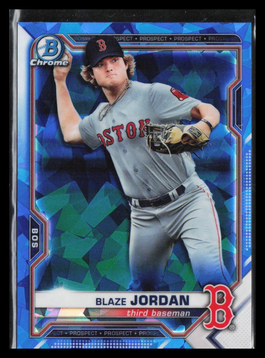 2021 Bowman Chrome Sapphire Blaze Jordan #BCP-195 Prospects