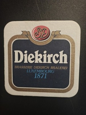 Diekirch Beer Coaster Luxembourg 1871 Grand Reserve Pils