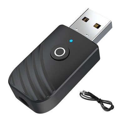 Bluetooth 5.0 Adapter AUX Audio Stereo Receiver Musik Sender Empfänger Auto