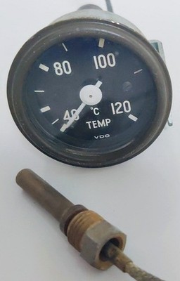 VDO KR 720, Fernthermometer ️ Temperaturanzeige, Ø 60 mm, 40-120°C, Bj. 11.66