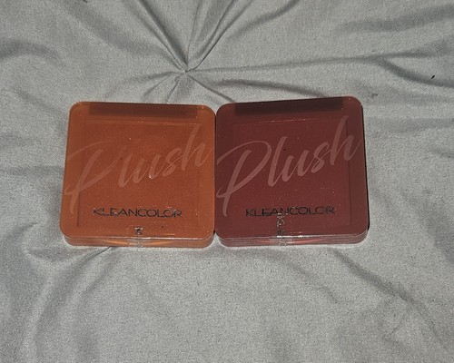 Kleancolor Plush Blush In Baked Coral & Deep Berry 0.24oz BNIB - Picture 1 of 4