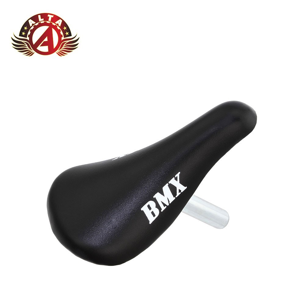 ALTA Bicycle BMX Seat w/ Post 22.2mm Black Saddle Juvenile Bike Replacement.