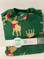 Child of Mine by Carter's 1 Piece Holiday Pajama Size: 12 months