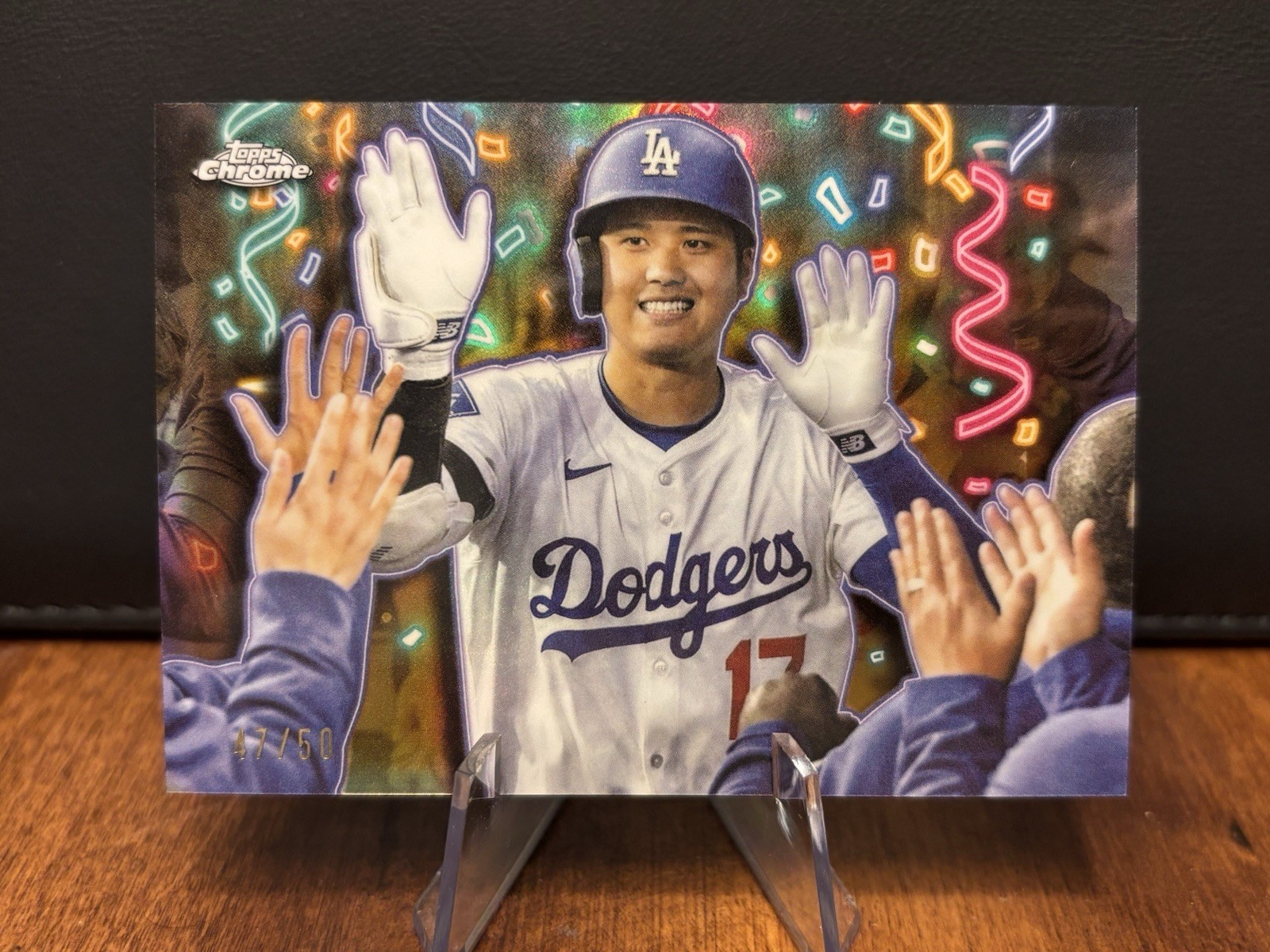 2025 Topps Chrome Update Celebracion Gold /50 Shohei Ohtani SSP Dodgers